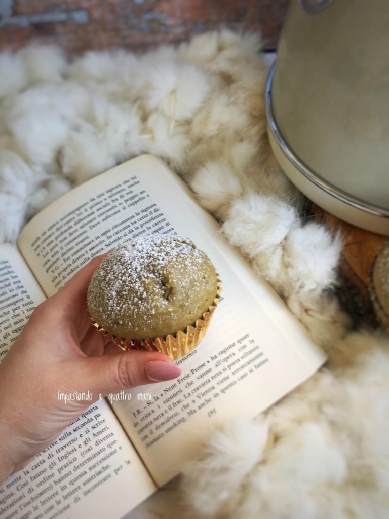 muffin al pistacchio con pasta di pistacchio, ricetta facilissima