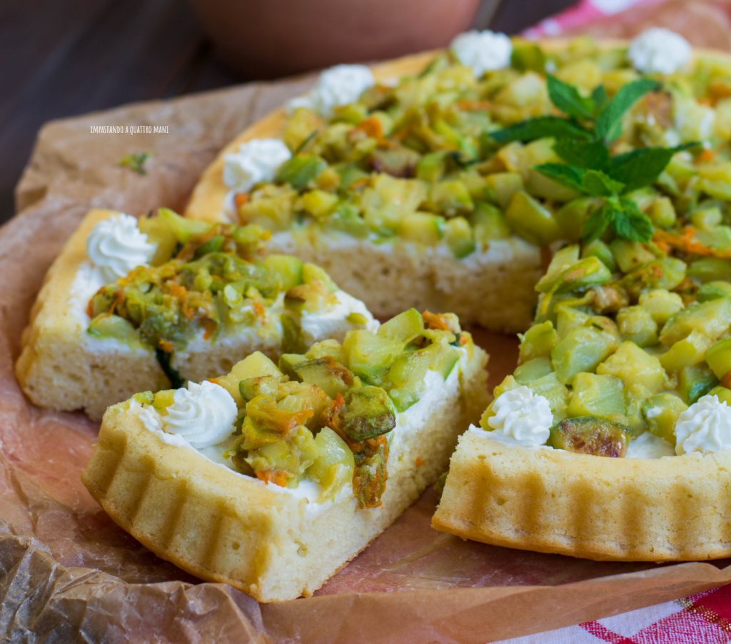 crostata morbida salata